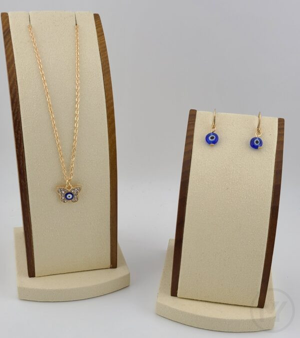 ナザルボンジュ ＆ドロップピアス ペンダントネックレス